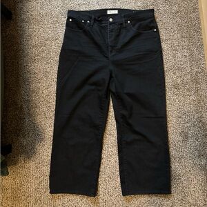 Madewell Wide Leg crop jeans